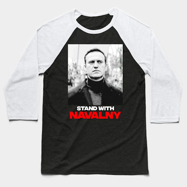 Stand With Navalny Baseball T-Shirt by gulymaiden